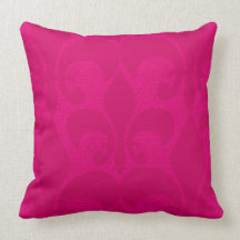 Pink-Goldc$fleur-de-lis-Entwurfs-Kissen