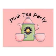 Pink_Tea_Party Postkarten