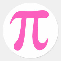 Pink- und weißepu-Symbolaufkleber