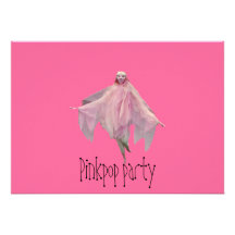 pinkpop Party Einladung