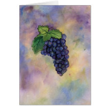 Pinot Noir Weintraube-Karte