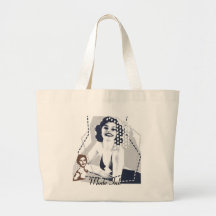 Pinup-Stich Leinentaschen