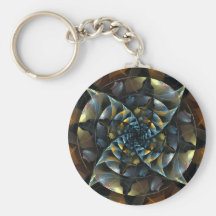 Pinwheel-abstrakte Kunst Keychain Schlüsselbänder