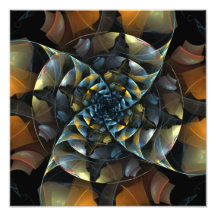 Pinwheel-abstrakter Kunst-Foto-Druck