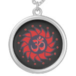 Pinwheel und OM-Halskette - Yoga-Schmuck halsketten