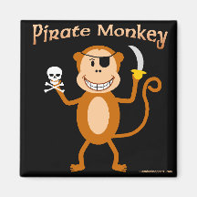 Piraten-Affemagnet