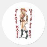 Piraten-Babys haben besten Hintern Runde Sticker
