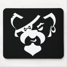 Piraten-Bärngrundlagen Mousepads