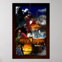 "Piraten der 7 Meere " Plakat