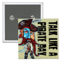 Piraten-Geschenke Buttons