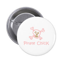 Piraten-Küken Anstecknadelbutton
