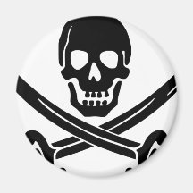 Piraten-Logo Magnets