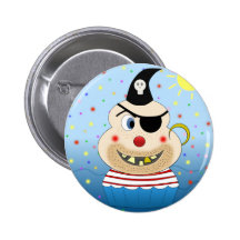 Piraten-Party-Abzeichen Button