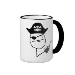 Piraten-Poker-Gesicht Meme Becher Tasse