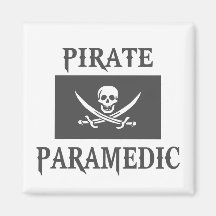 Piraten-Sanitäter Kühlschrankmagnete