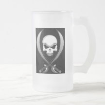 Piraten-Schädel-Bierkrug Kaffeetasse
