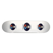Piraten-Schädel-Wahl-Klingeln Pong Personalisiertes Skateboard