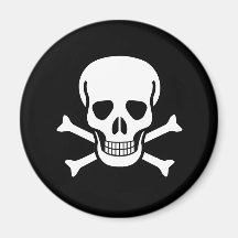 Piratenflagge Magnete