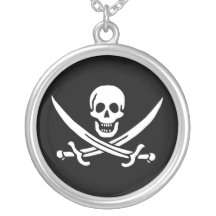 Piratenflagge-Piraten-Flaggen-Halskette
