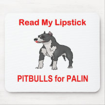 Pitbulls für Palin, Sarah Palin Mousepads