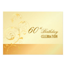 PixDezines 60 Geburtstag/filigree/DIY Ihr Ereignis Einladungskarte