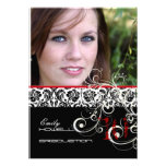 PixDezines Desiree Damask/2011 Abschluss lädt ein Einladungskarte