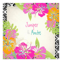 PixDezines leis/Hibiskus, Strand/diy Hintergrund Ankündigungskarte