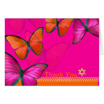 PixDezines Papillon, danke Karte