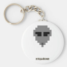 Pixel_Alien Schlüsselbänder