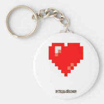 Pixel_Heart Schlüsselbänder