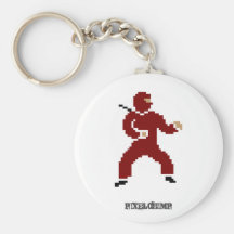 Pixel Ninja Rot Schlüsselbänder