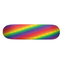 Pixelated Regenbogen - Skateboard skateboards