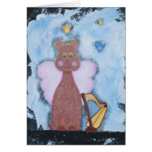 Pixie, the Spotted Angel Greeting Card