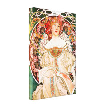 Plakat Alphonse Mucha F. Champenois Canvas Galerie Gefaltete Leinwand