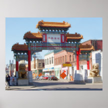 Plakat Chinatown-Tor-Portlands Oregon