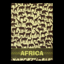 Plakat-Dekor-Tiere von Afrika poster