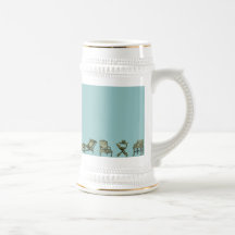 Plakat der Stühle im Türkis Tasse