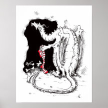 Plakat des Drachen Weihnachts