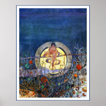 Plakat/Druck; Der Ernte-Mond