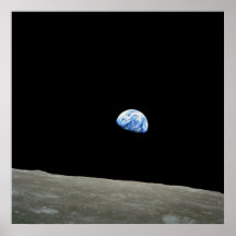 Plakat/Druck: Earthrise - die NASA-Raum-Bild