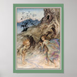 Plakat/Druck: Kobold und eine Fee