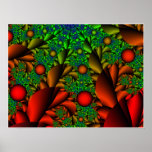 Plakat-Druck: Nachts im Arboretum
