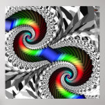 Plakat/Druck: Spektrum-Spirale