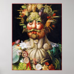 Plakat/Druck: Vertumnus (Porträt von Rudolf II)
