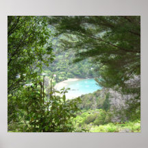 Plakat, Lochmara Bucht, Neuseeland