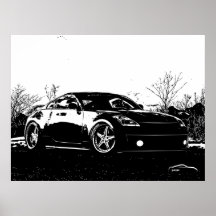 Plakat Nissans 350Z