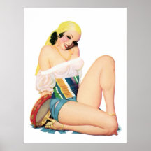 Plakat Pin-Oben