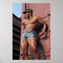 Plakat, Terrance auf Eisenbahn-Auto