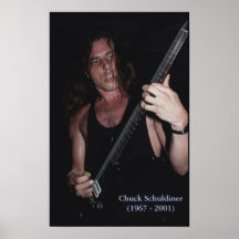 Plakat TODChuck Schuldiners (1967 - 2001)