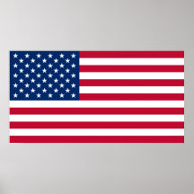 Plakat USA-Flagge